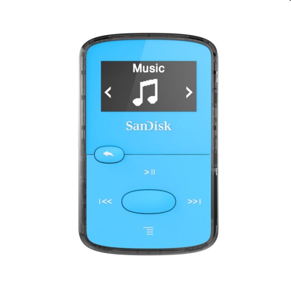 Přehrávač SanDisk MP3 Clip Jam 8 GB MP3, modrý