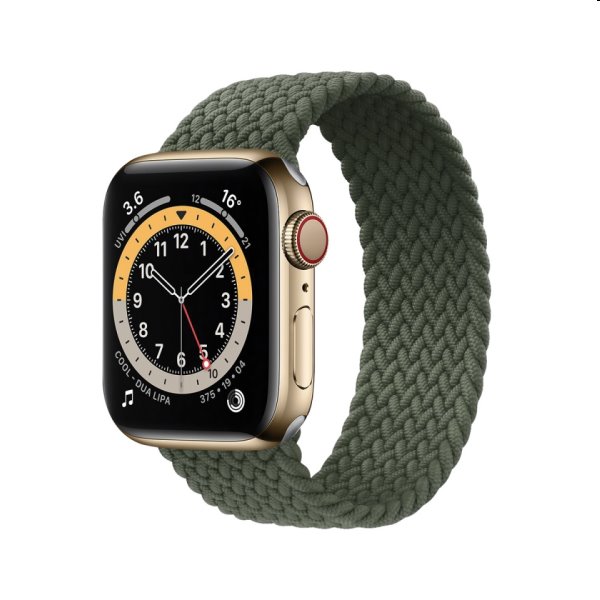 COTEetCI nylonovy náramek 148 mm pro Apple Watch 38/40/41 mm, zeleny