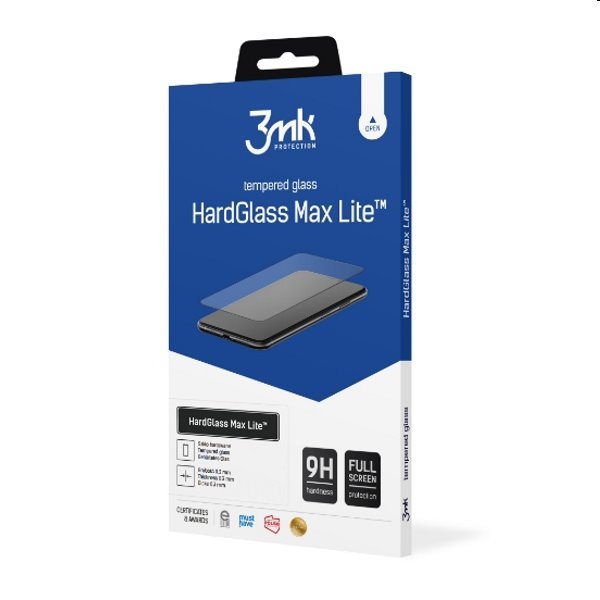 Ochranné sklo 3mk HardGlass Max Lite pro Moto G60/G60s, černé
