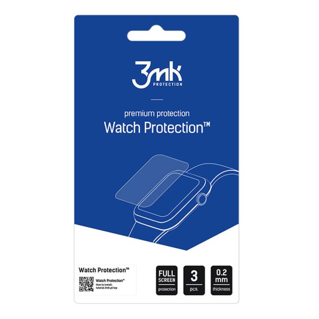 Ochranná fólie 3mk Watch Protection pro Apple Watch 8, 45 mm