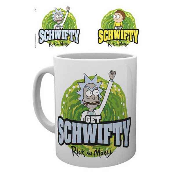 Hrnek Rick and Morty - Get Schwifty