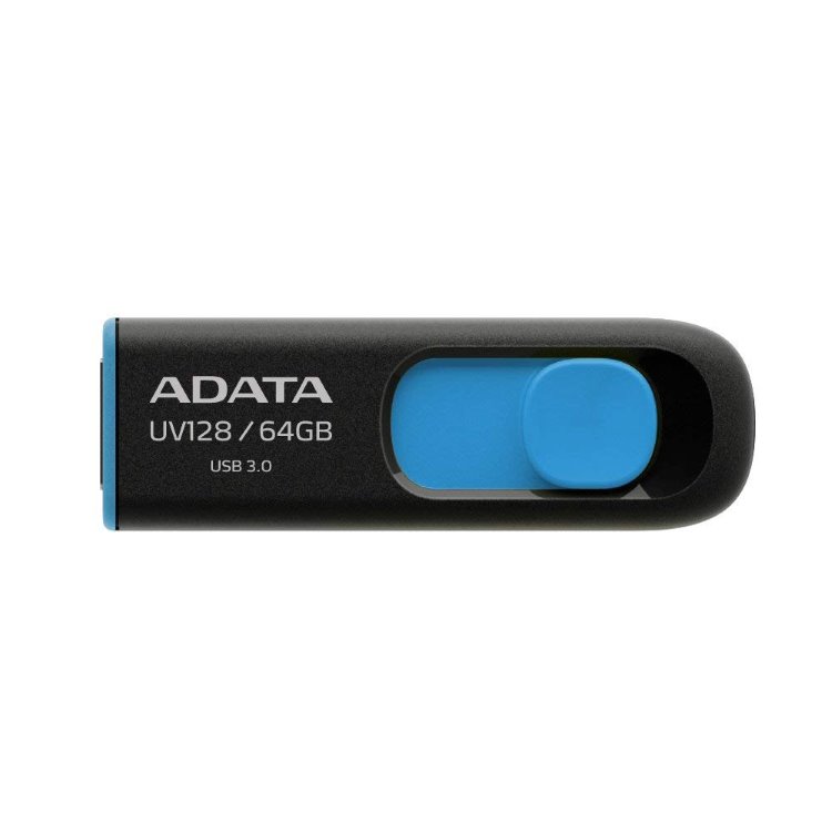 USB klíč A-DATA UV128, 64GB, USB 3.1-rychlost 90/40 MB/s (AUV128-64G-RBE)