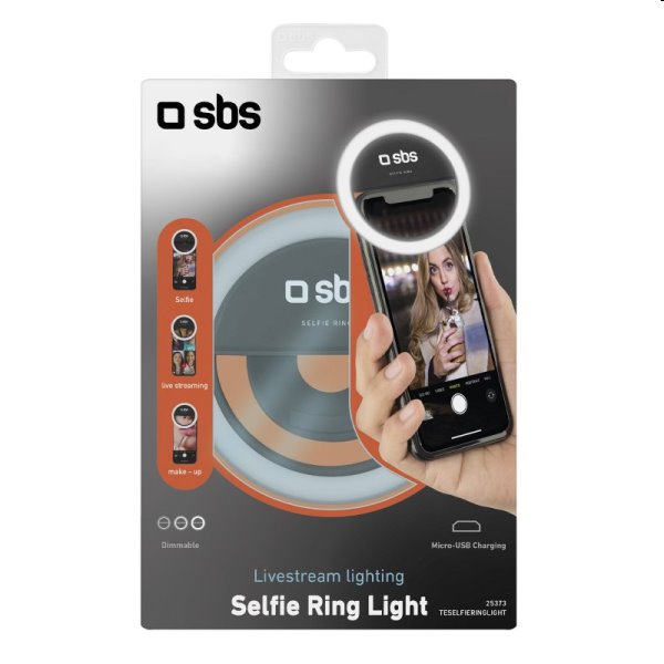 SBS Selfie kruhové světlo pro smartphone