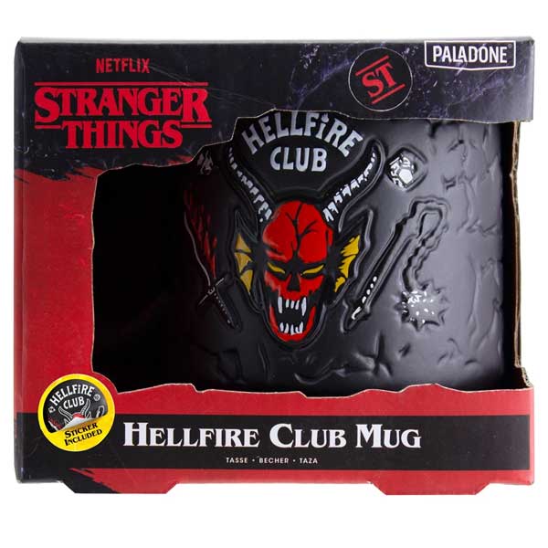 Hrnek Hellfire Club Demon Embossed (Stranger Things)