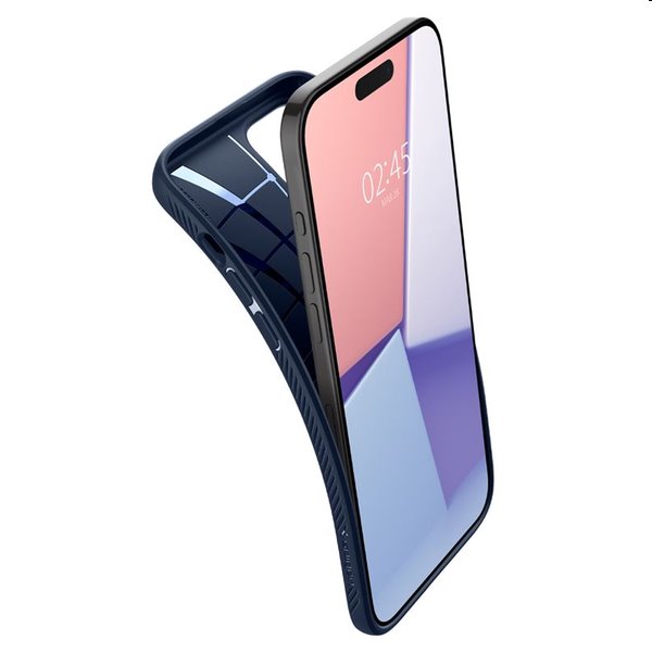 Pouzdro Spigen Liquid Air pro Apple iPhone 15 Pro, navy blue