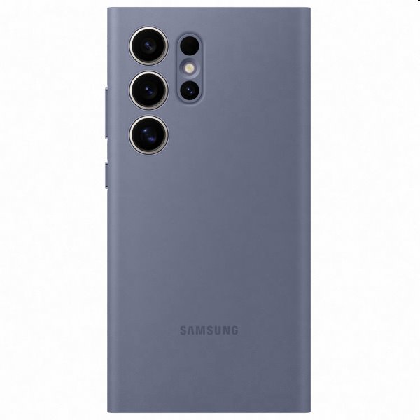 Pouzdro Smart View Wallet pro Samsung Galaxy S24 Ultra, violet