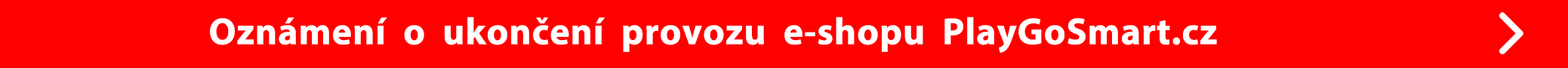 Oznámení o ukončení provozu e-shopu PlayGoSmart.cz