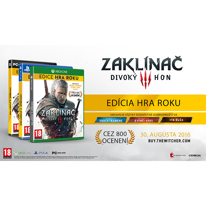 Zaklínač 3: Divoký Hon (Edice Hra Roku)