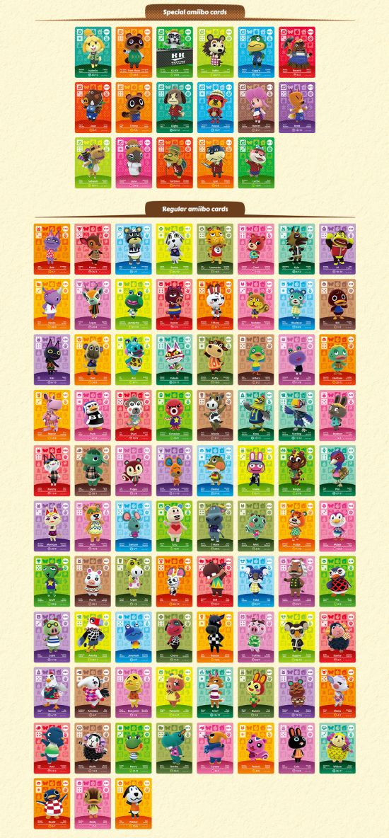 Animal Crossing amiibo Cards (Series 1)