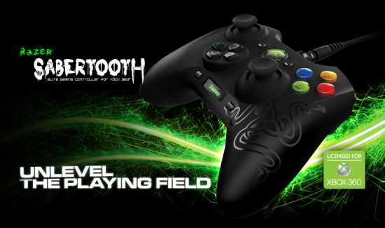 Razer Sabertooth Elite Gaming Controller for Xbox 360