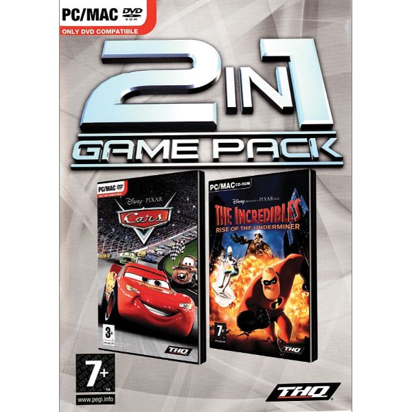 2 in 1 Game Pack: Cars The Incredibles: Rise of the Underminer