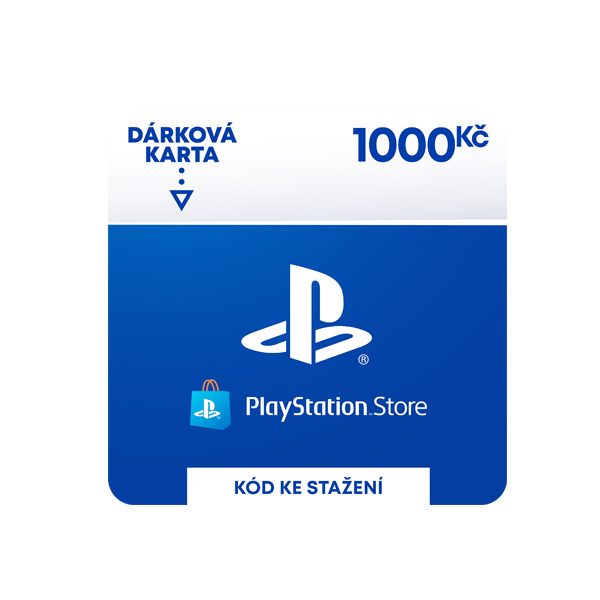 PlayStation Store - dárková karta 1000 Kč