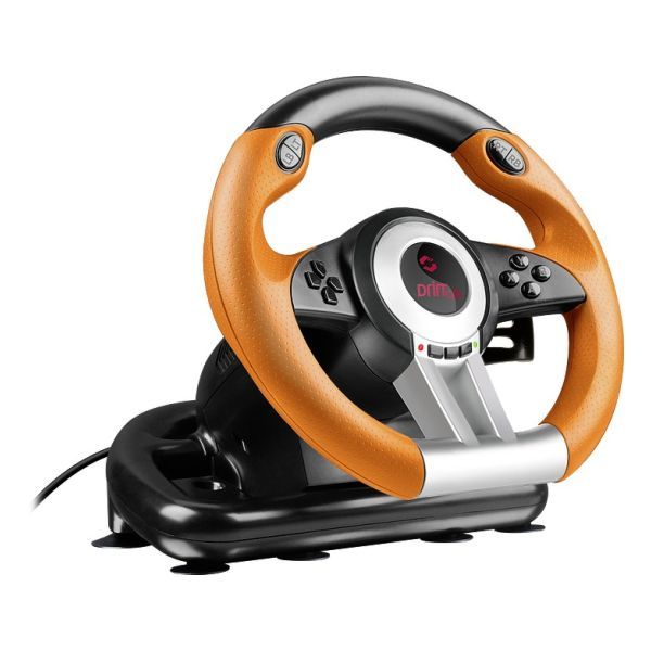 Volant Speedlink Drift O.Z. 
 Racing Wheel pro PC, černo-oranžový Volant Speedlink Drift O.Z. 
 Racing Wheel pro PC, černo-oranžový