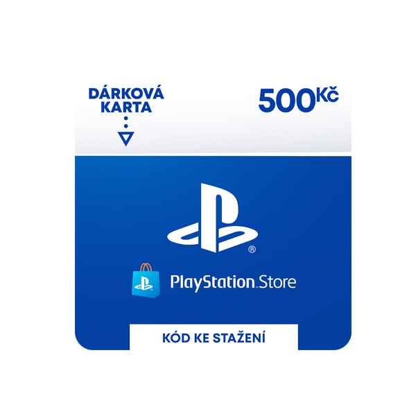 PlayStation Store - dárková karta 500 Kč PlayStation Store - dárková karta 500 Kč