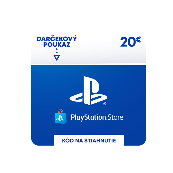 PlayStation Store - dárková karta 20€ PlayStation Store - dárková karta 20€