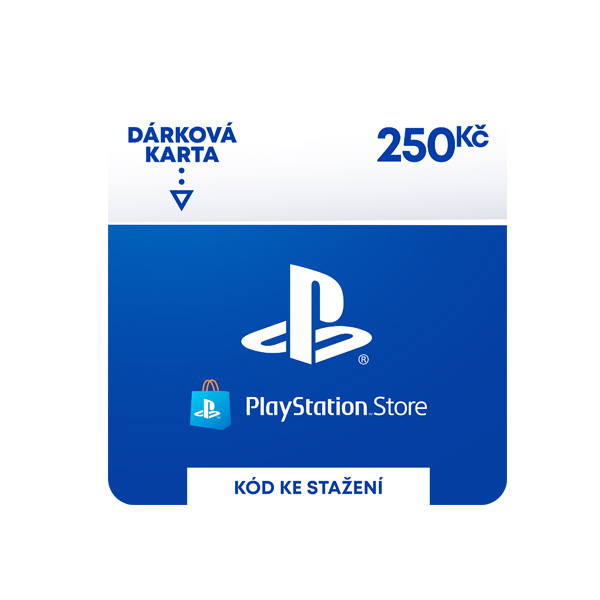 PlayStation Store - dárková karta 250 Kč