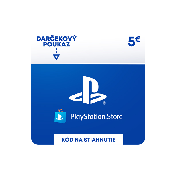 PlayStation Store - dárková karta 5€ PlayStation Store - dárková karta 5€