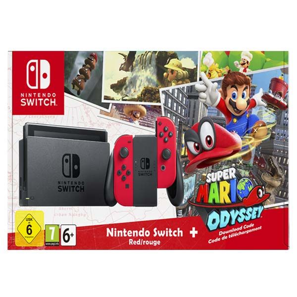 Nintendo Switch, red-BAZAR (použité zboží, smluvní záruka 12 měsíců) Nintendo Switch, red-BAZAR (použité zboží, smluvní záruka 12 měsíců)