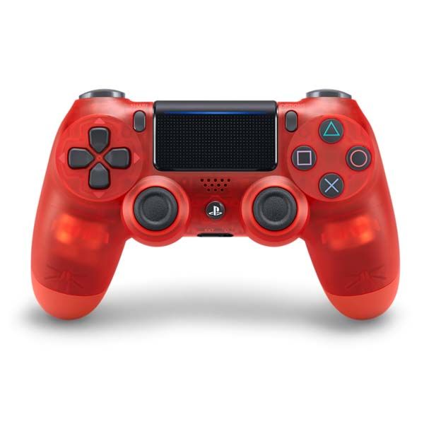 Sony DualShock 4 Wireless Controller v2, translucent red-Použitý zboží, smluvní záruka 12 měsíců