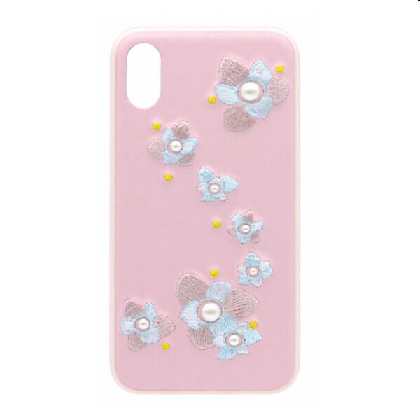 Devia kryt Flower Embroidery Case pro iPhone X/XS