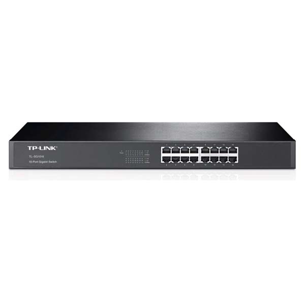 TP-Link TL-SG1016 16x Gigabit Rackmount Switch, black TP-Link TL-SG1016 16x Gigabit Rackmount Switch, black