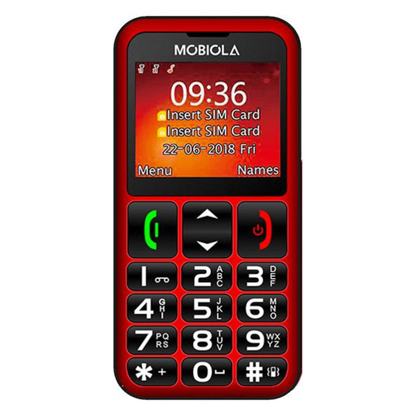 Mobiola MB700, Dual SIM, červený