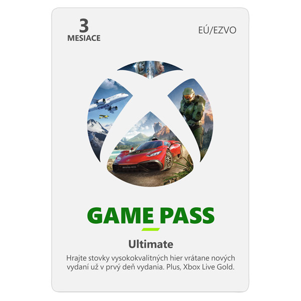 Xbox Ultimate Game Pass 3 měsíční předplatné