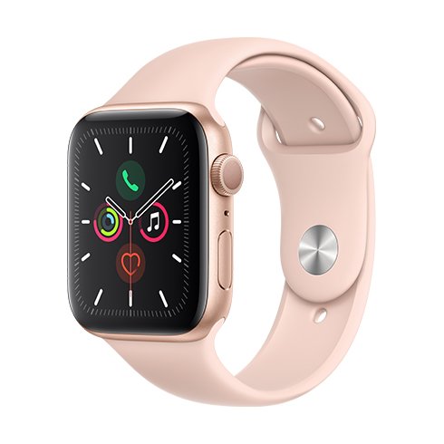 Apple Watch Series 5 GPS, 44mm, gold pink, Třída B - použité, záruka 12 měsíců Apple Watch Series 5 GPS, 44mm, gold pink, Třída B - použité, záruka 12 měsíců