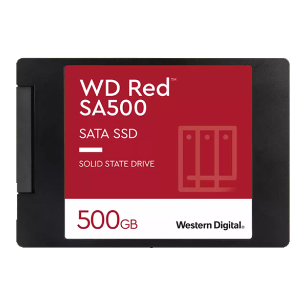 WD SSD SA500 NAS Red, 500GB, 2.5"