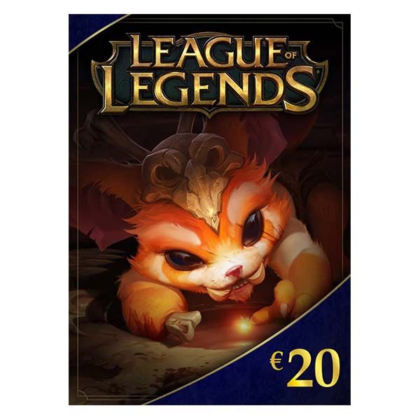 League of Legends elektronická peněženka 20 € (2800 Riot Points) League of Legends elektronická peněženka 20 € (2800 Riot Points)