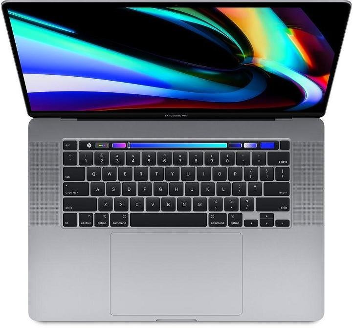 MacBook Pro 16" (2019) i9 2.3GHz 8core 16GB 1TB Space Gray, Třída A - použité, záruka 12 měsíců
