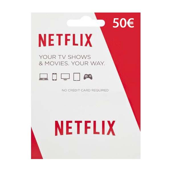 Netflix 50 €-elektronická peněženka Netflix 50 €-elektronická peněženka