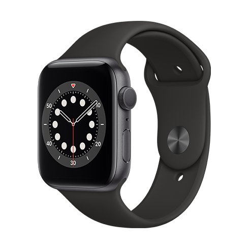 Apple Watch Series 6 GPS, 44mm Space Gray, Třída B - použité, záruka 12 měsíců Apple Watch Series 6 GPS, 44mm Space Gray, Třída B - použité, záruka 12 měsíců