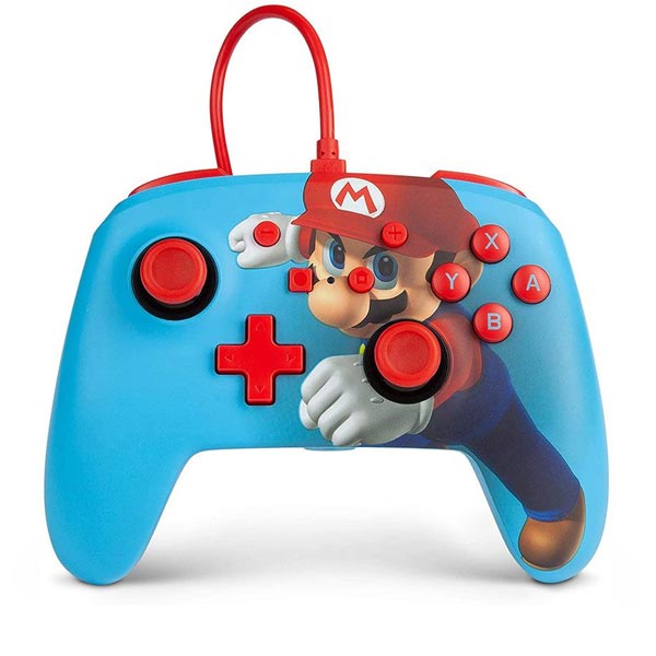 Kabelový ovladač PowerA Enhanced pro Nintendo Switch, Mario Punch