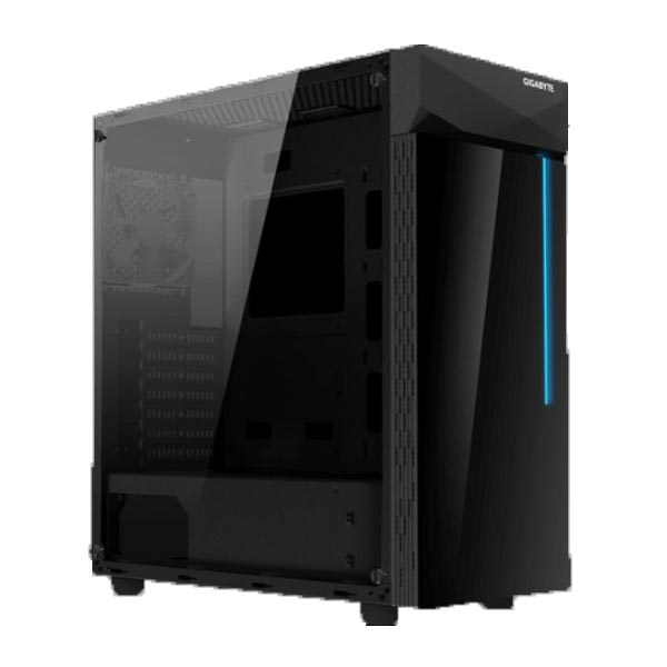 Case Gigabyte GB-C200G, MidiTower, Black, Sklo, mATX, iTX, ATX