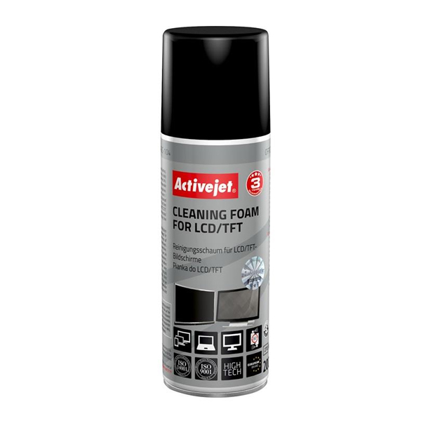 ActiveJet čistící pěna na LCD 200 ml ActiveJet čistící pěna na LCD 200 ml