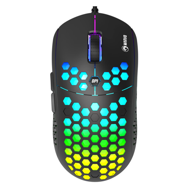 Marvo Myš M399, 6400DPI, optická, 6tl., 1 koliesko, drôtová USB, černá, herná, podsvietená Marvo Myš M399, 6400DPI, optická, 6tl., 1 koliesko, drôtová USB, černá, herná, podsvietená