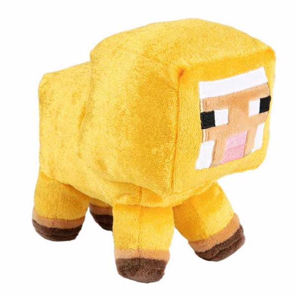 Plyšák Limited Edition Happy Explorer Gold Sheep (Minecraft)