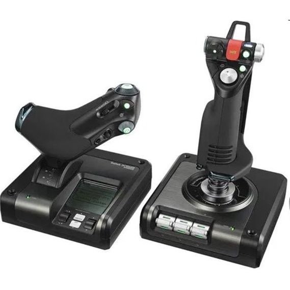 Logitech X52 Professional H.O.T.A.S. - simulačný ovladač s plynovou a ovládacou pákou