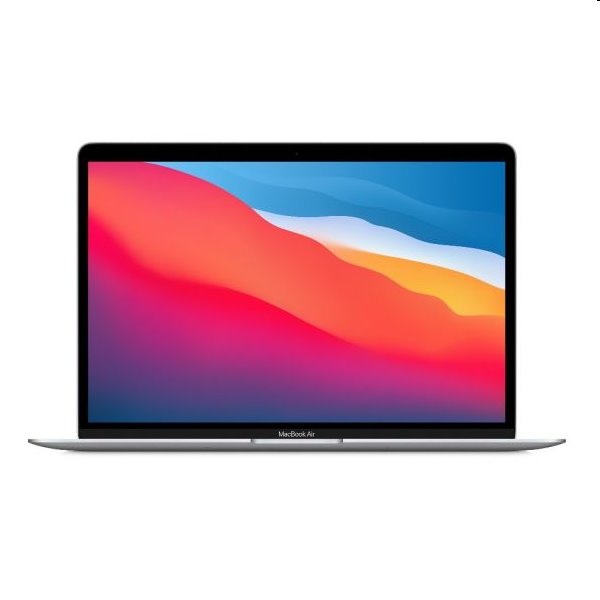 Apple MacBook Air 13" M1 8core CPU 7core GPU 8GB 256GB, silver SK, Třída B - použité, záruka 12 měsíců