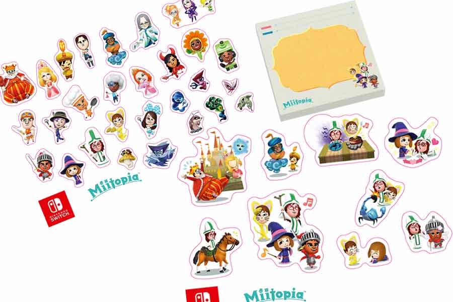 Dárek - Miitopia magnetky, samolepky a samolepiaci bloček v ceně 259,- Kč