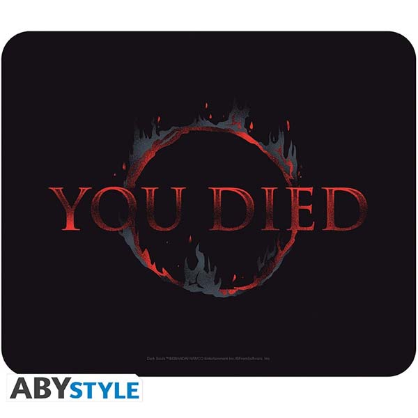 Podložka pod myš You Died  (Dark Souls)