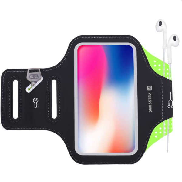 Sportovní pouzdro Swissten Armband 6", černé Sportovní pouzdro Swissten Armband 6", černé