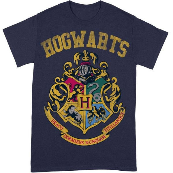 Tričko Crest Varsity Style (Harry Potter) M