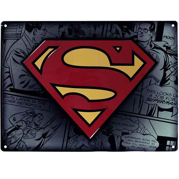 Plechová cedule Plate Superman (DC)