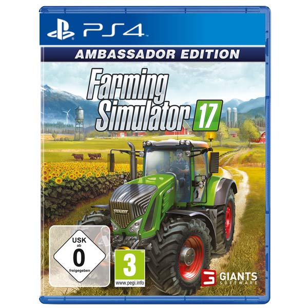 Farming Simulator 17 (Ambassador Edition) [PS4] - BAZAR (použité zboží)