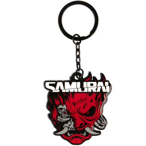 Klíčenka Samuraj Logo Metal (Cyberpunk 2077)