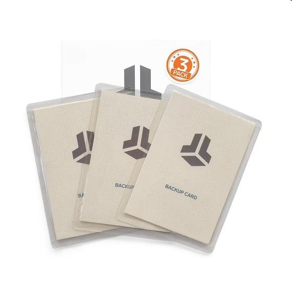 Zálohovací karty pro kryptoměny ShiftCrypto (3-pack)