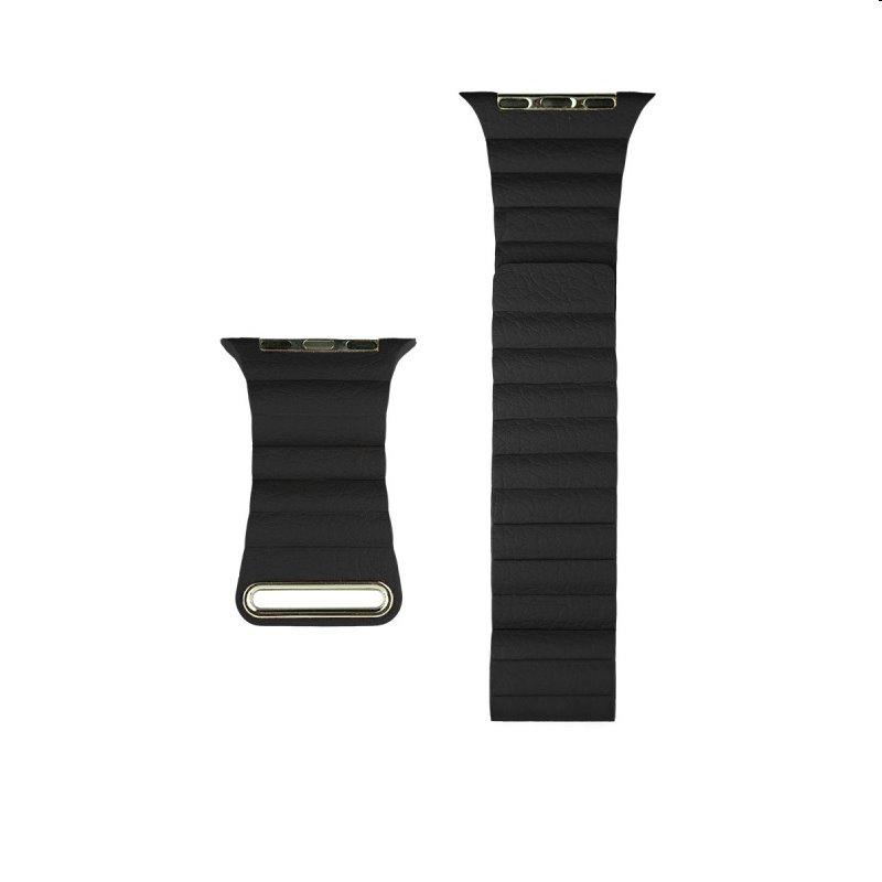 kůžený řemínek COTEetCI černý Loop pro Apple Watch 38/40/41mm, černý