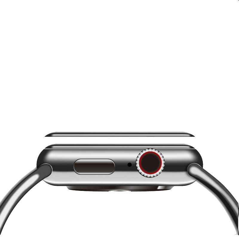 Ochranné sklo COTEetCI s 4D okrajom pro Apple Watch 4/5 40mm, černé